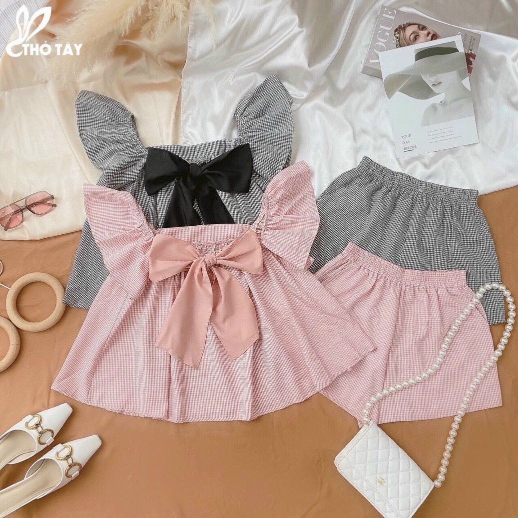 Sét bộ đùi kèm nơ cực cute