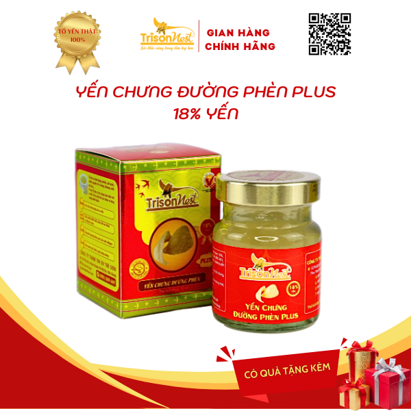 [YẾN SÀO TRÍ SƠN] YẾN CHƯNG SẴN 18% HŨ