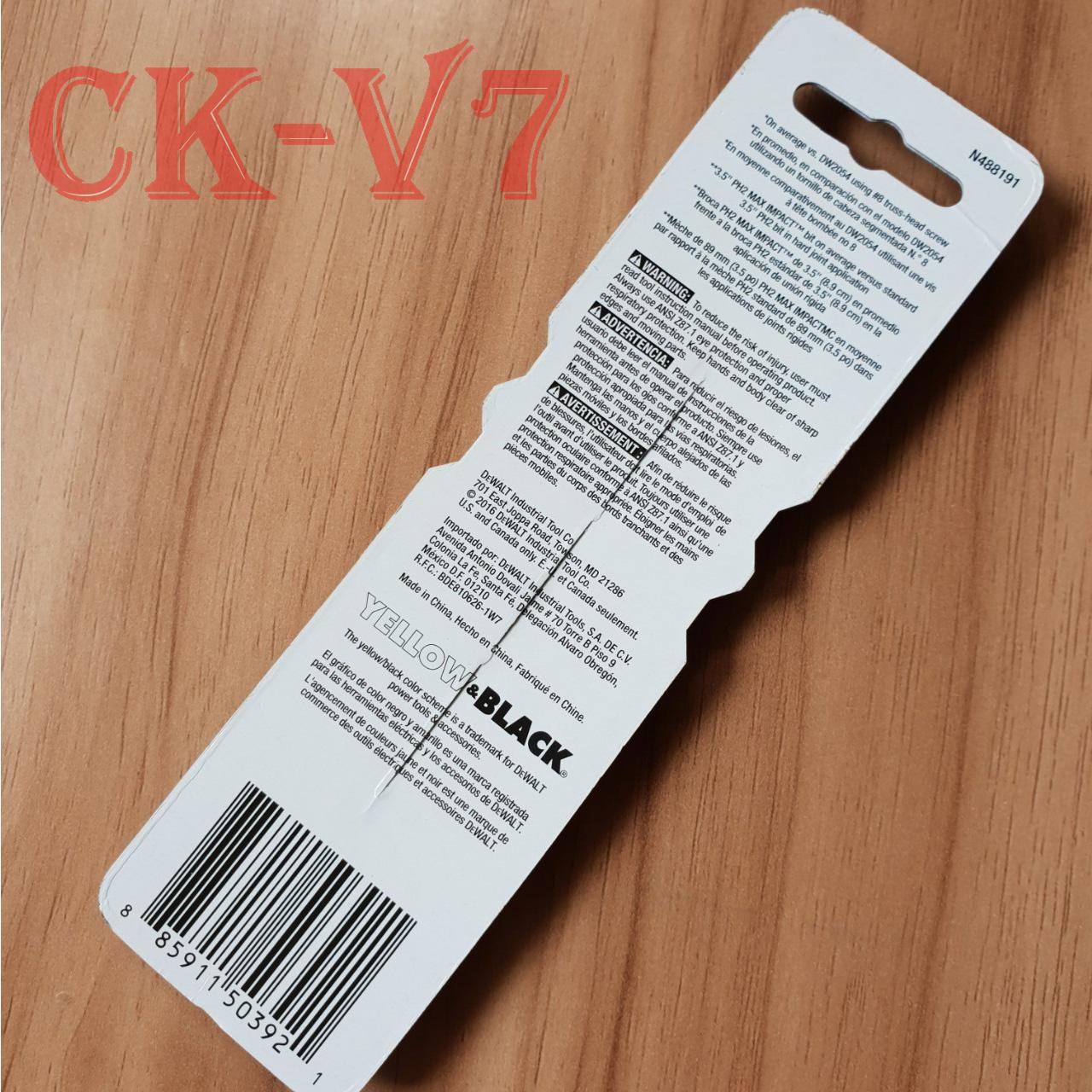 mũi vít bake dài 90mm dewalt