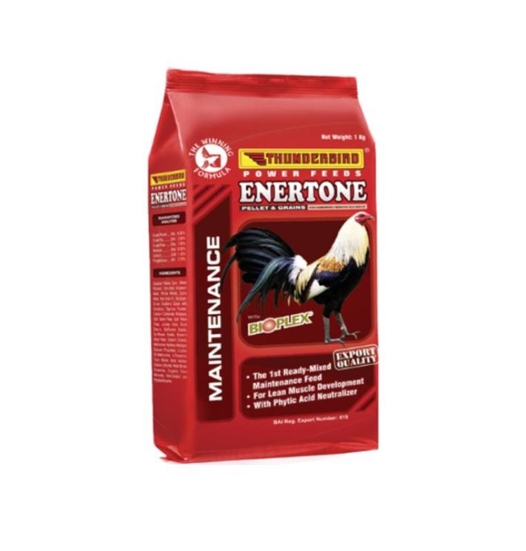 Cám gà đá, cám đỏ Enertone (1kg) - Pet Food Store.