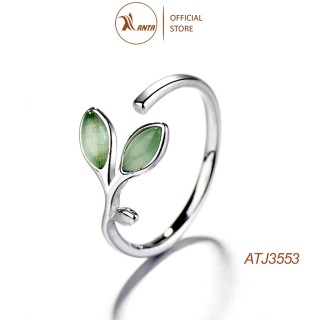 Nhẫn đính đá hình chiếc lá độc đáo thời trang ANTA Jewelry - ATJ3553 thumbnail