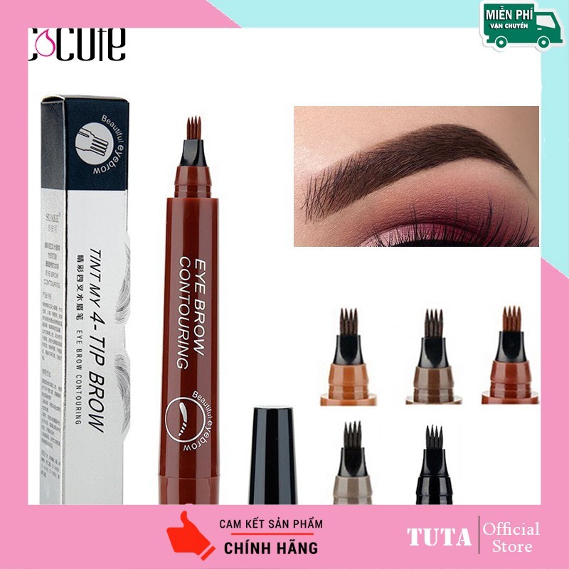 TUTA - Bút chì kẻ lông mày phẩy sợi 4D MKING PRETTY chống nước siêu lâu trôi, chống lem, dễ kẻ chính hãng nội địa Trung HT-O2 giá rẻ