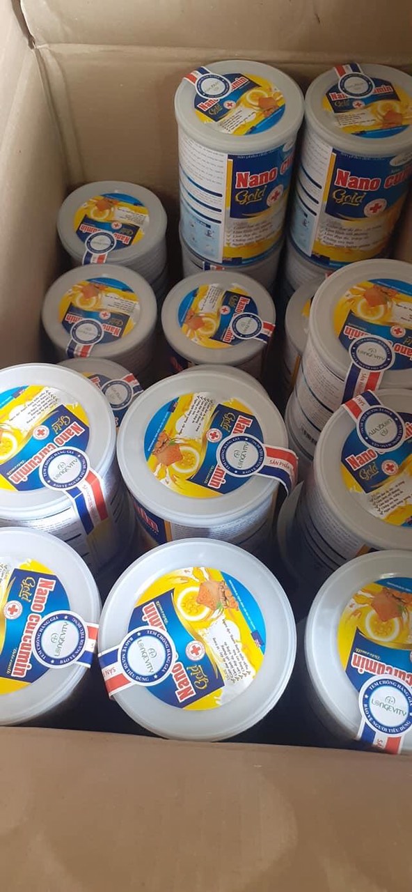 [900gram hàng chính hãng ] sữa nghệ nano curcumin gold