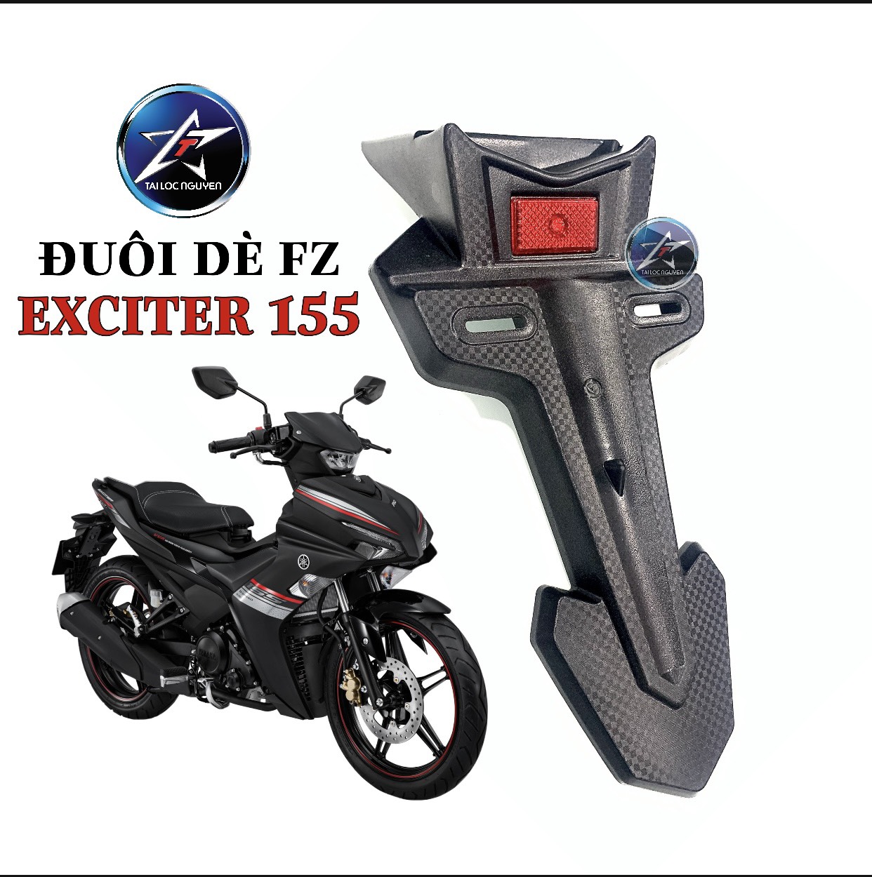 [HCM]ĐUÔI DÈ FZ DÀNH CHO EXCITER 155