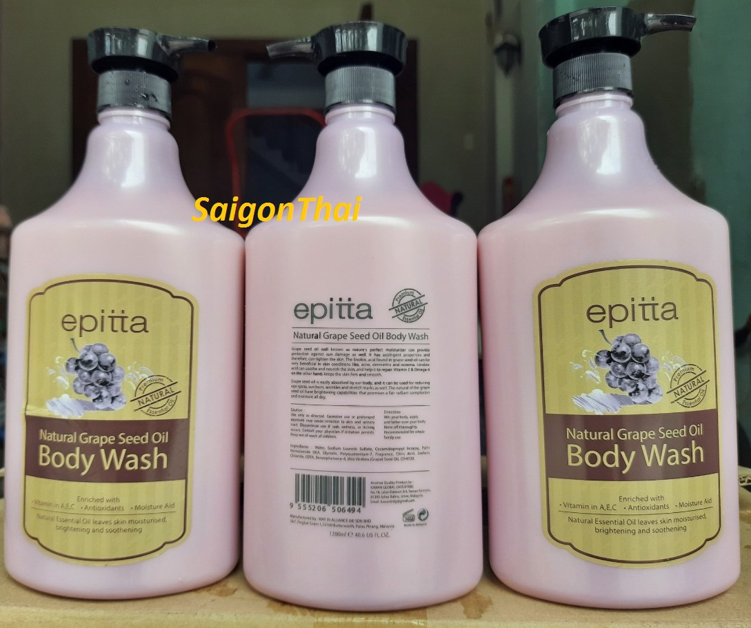 Sữa tắm dưỡng da EPITTA chai 1200ml (Malaysia)