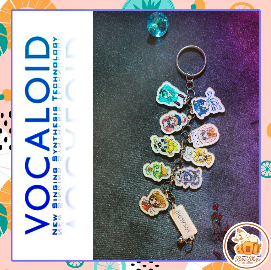 [HCM]Móc khóa dây Vocaloid Acrylic Mica