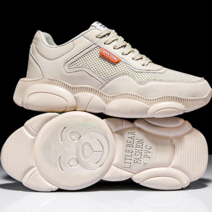 Giày nam giày thể thao nam giày sneaker nam cổ thấp đế hình gấu ngộ nghĩnh sinh động ZATA - ZNS09