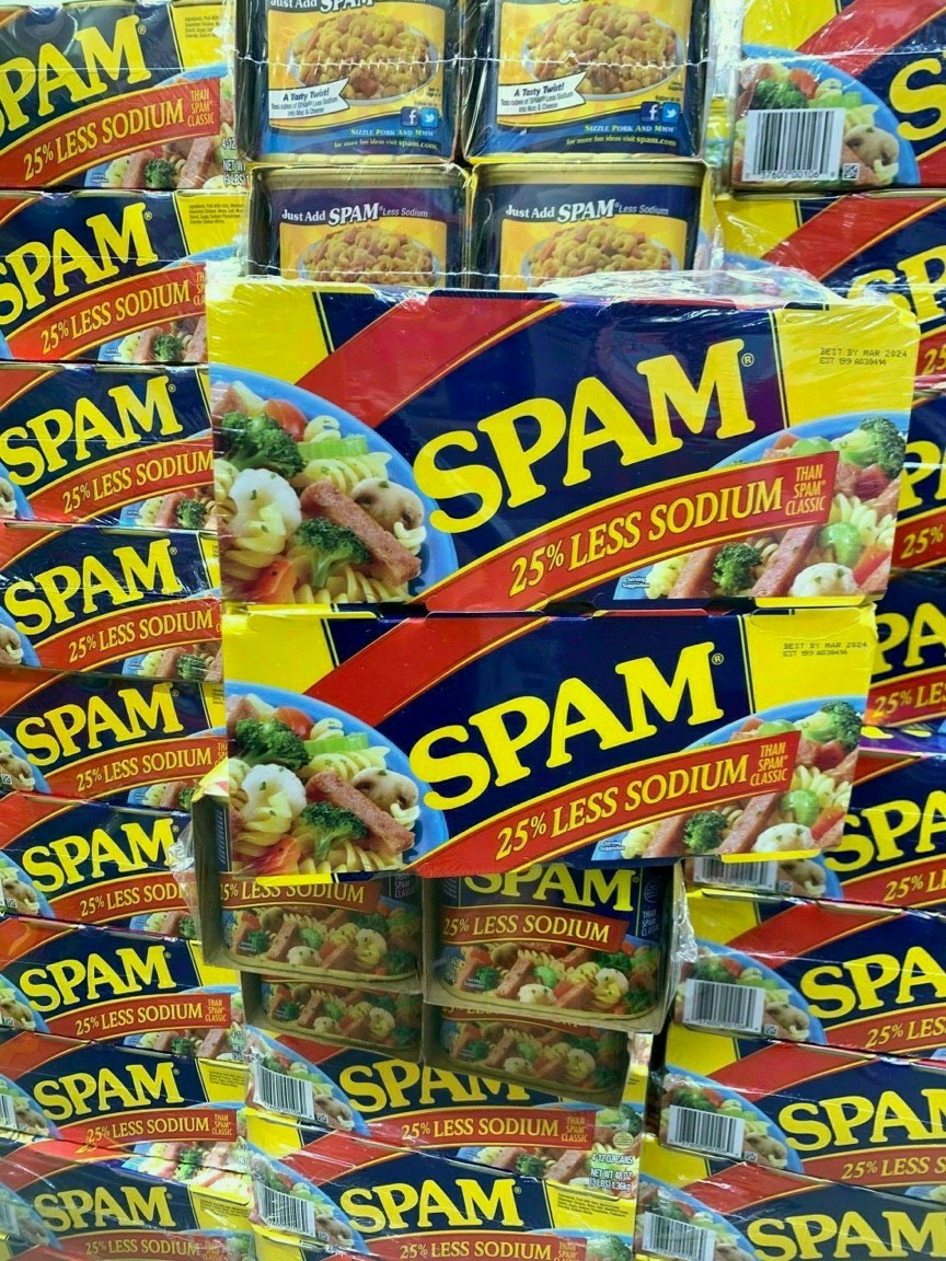 Thịt hộp SPAM của Mỹ 340g ( ít mặn) (Date 2025)