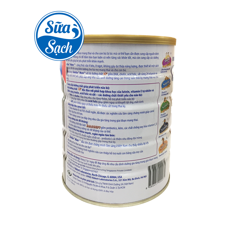 Sữa bột Similac Mom hương vani 900g