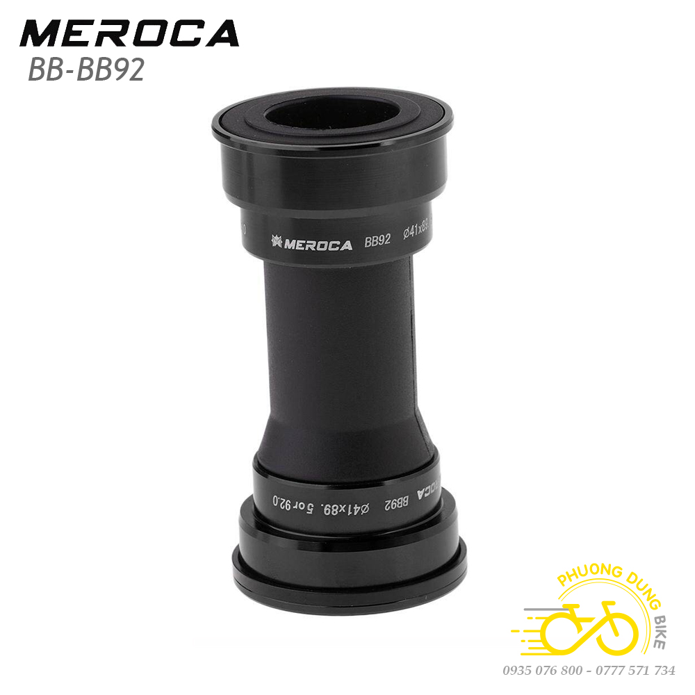 Meroca Bb92 Hollow Core Bicycle Center Shaft (Bb Pressed)