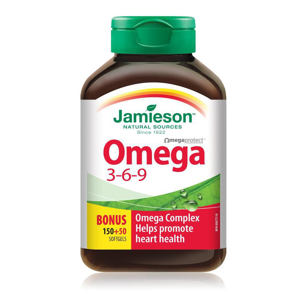 Dầu cá Omega 3-6-9 OMEGA PROTECT Jamieson 200 viên