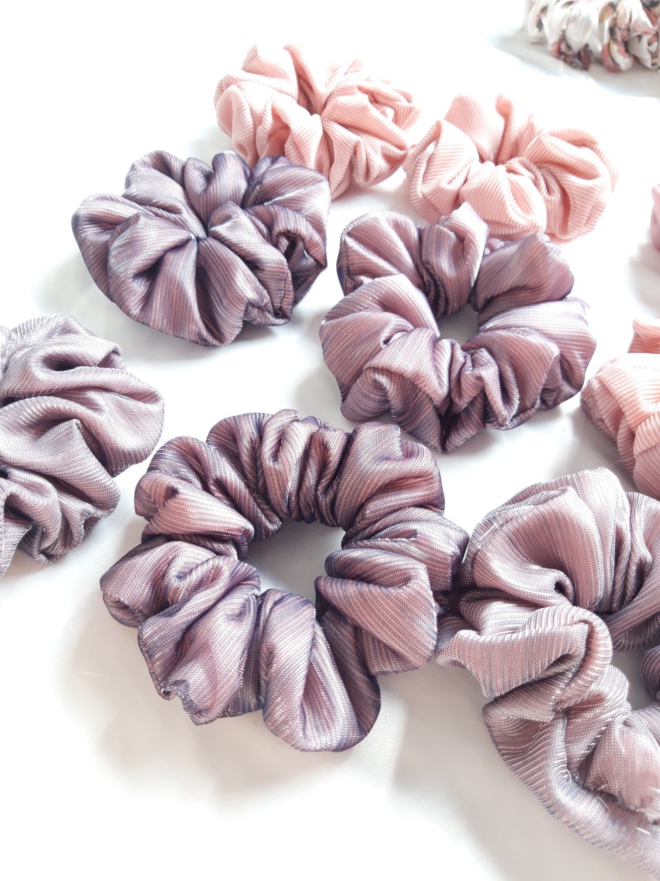 Cột tóc Scrunchies 2 lớp voan kiến ( Hình thật siêu đẹp)
