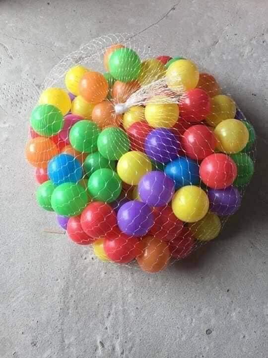 Túi 100 bóng nhựa cho bé chơi