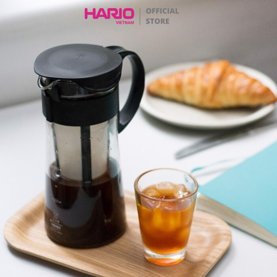 Bình pha cà phê Cold Brew HARIO 600ml (Nâu) - Mizudashi (Cold Brew) Coffee Pot MCPN-7CBR