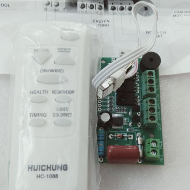 Mạch quạt hơi nước phun sương đa năng 300w