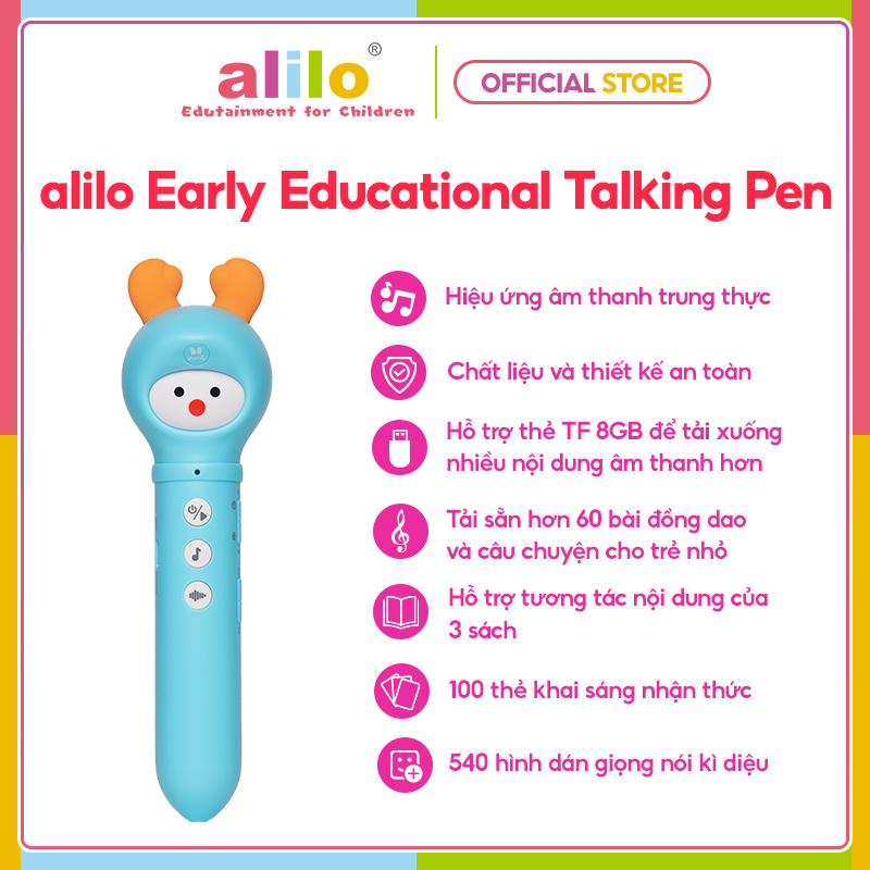 Bút Thông Minh Alilo D3C Early Educational Talking Pen - Bút Đọc Chữ