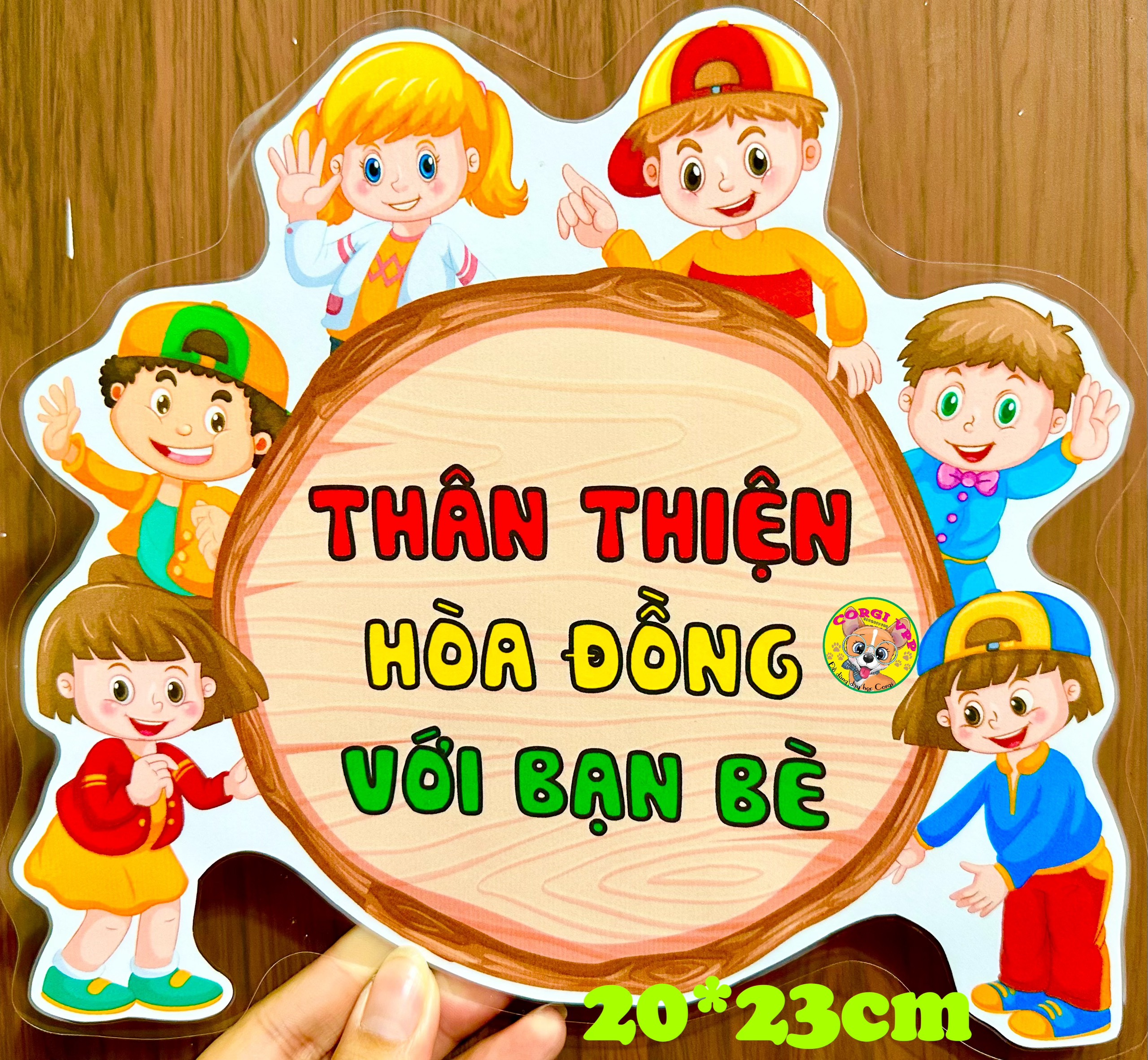 Khẩu Hiệu Trang Trí Lớp - Đồ dùng dạy học Corgi