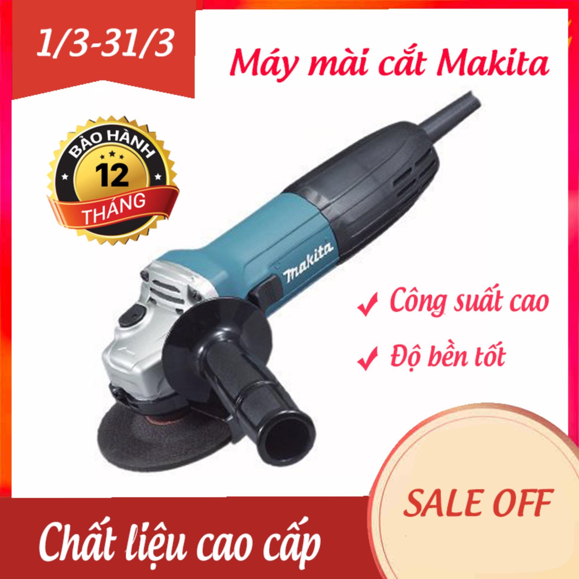 Máy mài cắt MAKITA nhật bản công tắc gạt đuôi bền vình viễn - 100% dây đồng - Máy mài cầm tay - Máy cắt cầm tay, bảo hành 12 tháng