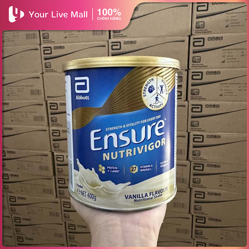 Hộp Sữa bột Ensure (Anh) 400g
