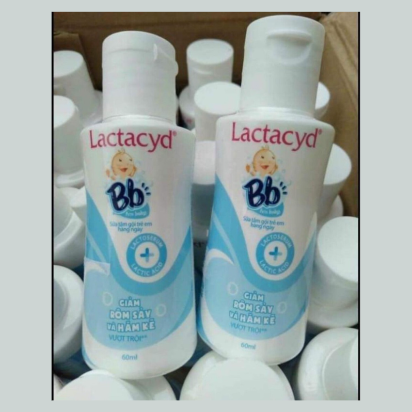 Sữa Tắm Gội Cho Trẻ Em  Lactacyd Bb chai 60ml