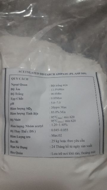 Tinh bột biến tính E1422/E1404/E1414/1412/1420 500g