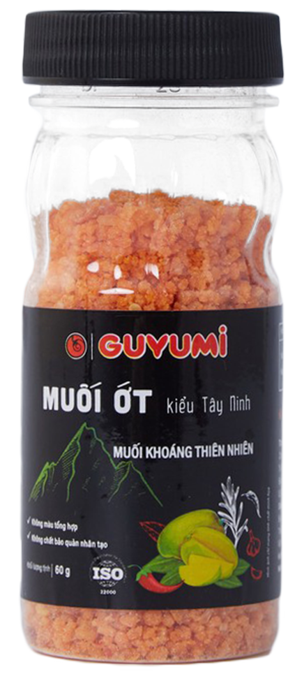 BÁO GIÁ MUỐI SẢ ỚT NFC 60G | Shopee Lazada Sendo Tiki mới nhất 36 Muối ớt Tây Ninh Guyumi dùng chung trái cây, gia vị bếp- 60g - Foodmap