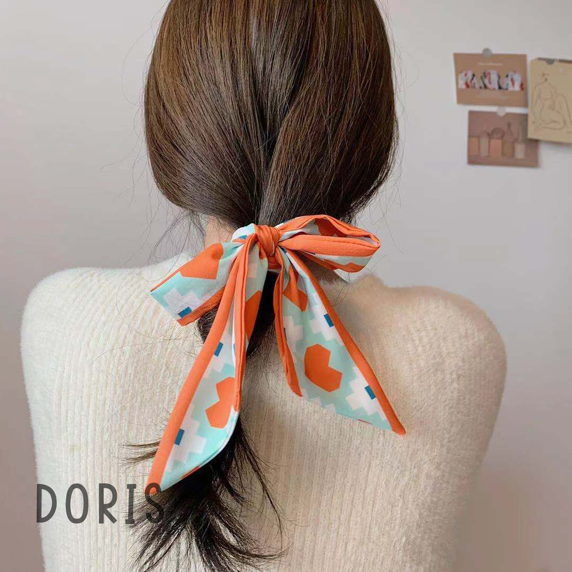 Dây cột tóc vải Đa Năng phong cách Hàn Quốc - DORIS HOUSE