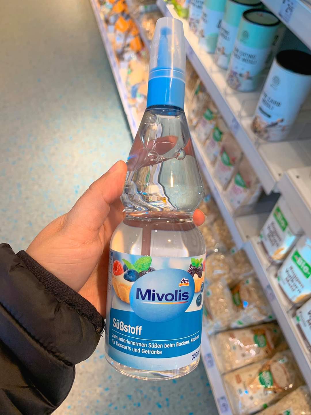 Đường ăn kiêng dạng siro Mivolis Đức