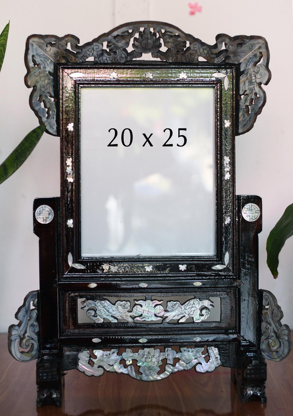 KHUNG HÌNH THỜ GỖ TRÀM 20X25
