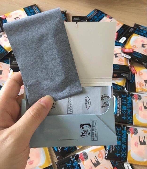 Giấy thấm dầu Kose Softymo than hoạt tính