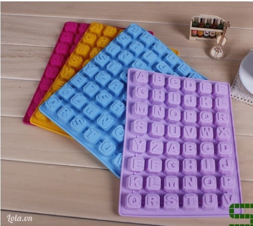 Khuôn silicon chữ cái số