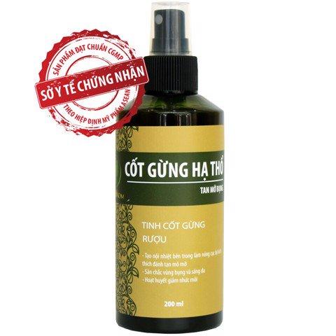 Cốt gừng hạ thổ tan mỡ bụng Wonmom