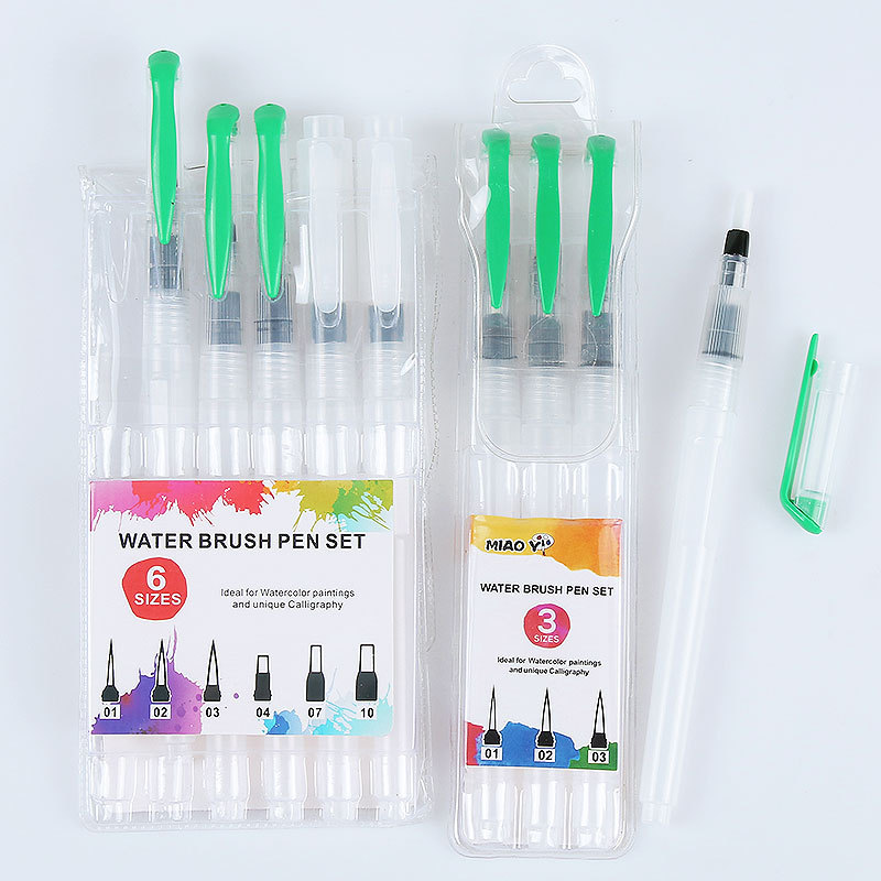 Bộ Bút Cọ Nước WaterBrush Set 3 Cây / Set 6 Cây