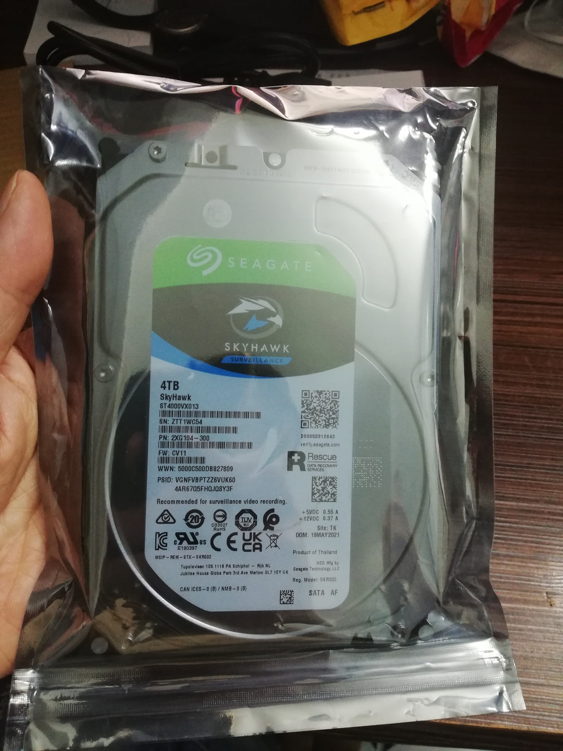 Ổ cưng 4TB Seagate Skyhawk