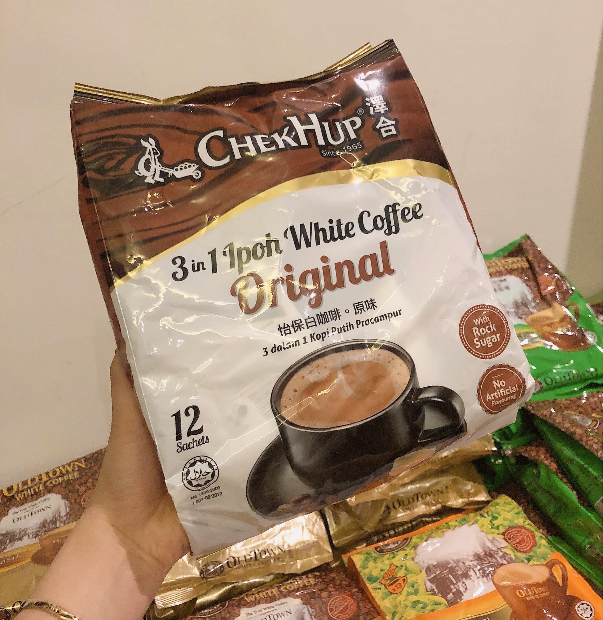 Cà phê trắng Chek Hup 3 trong 1