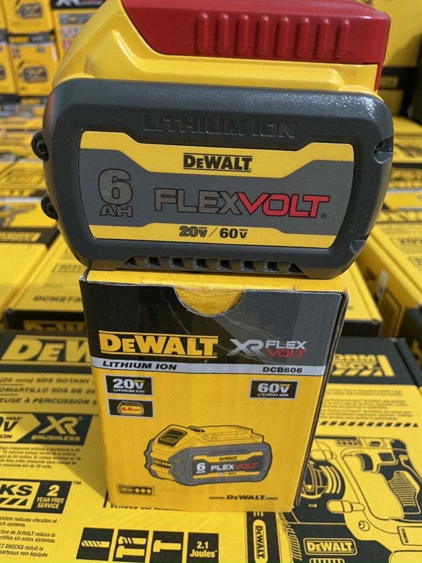 Pin Flexvolt 20v/60v Dewalt DCB606 DCB609 DCB612 - HÀNG CHÍNH HÃNG