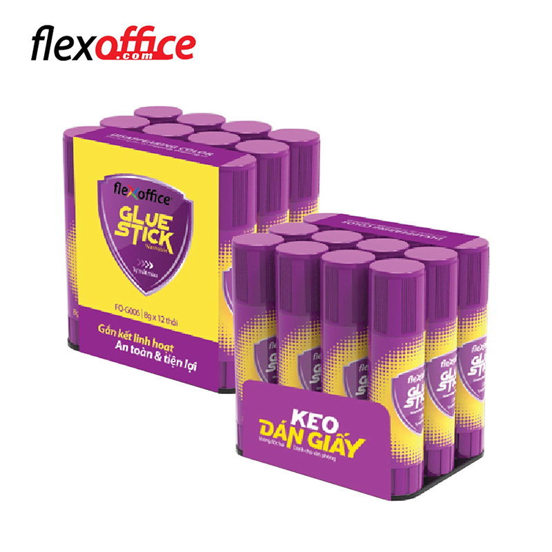 Hồ khô dạng thỏi 8g Flexoffice FO-G006 (Thiên Long)