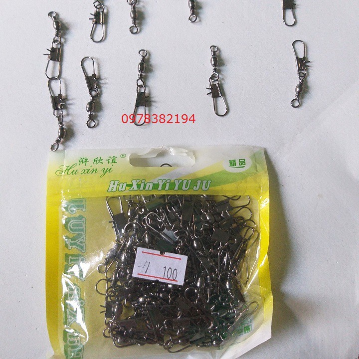 (Siêu Rẻ) Khóa Link Ma Ní Bịch 100 cái chống xoắn  ( xả hàng )