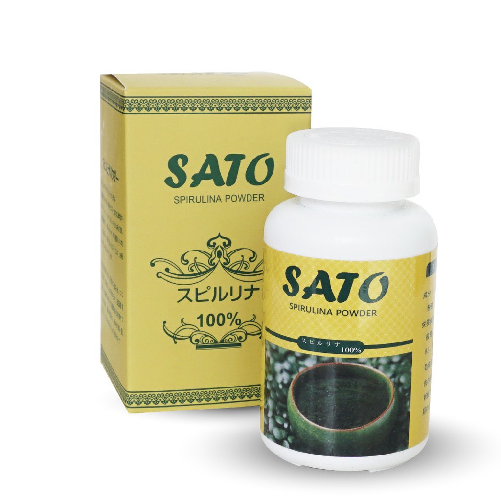 bột tảo xoắn sato cấy mặt spa thẩm mỹ