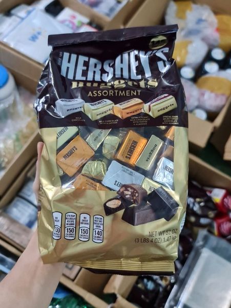 [HÀNG MỸ] Kẹo Chocolate Hershey's Nuggets - Túi 1,47Kg