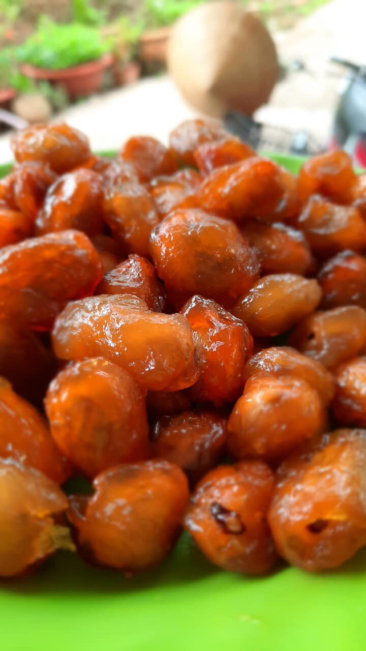 Mứt Chôm Chôm Có Hạt - Hộp 300g - Đặc Sản Bến Tre