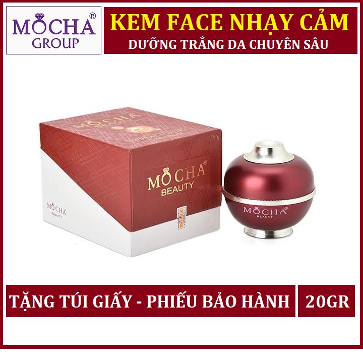 KEM FACE NHẠY CẢM MOCHA - Kem dưỡng trắng da cho da nhạy cảm