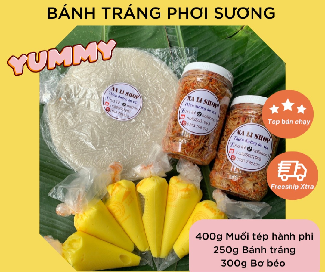 COMBO BÁNH TRÁNG PHƠI SƯƠNG SIÊU HỜI