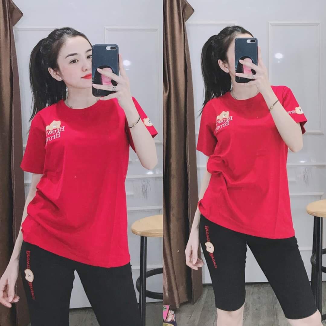Set bộ thời trang lửng thiêu họa tiết siêu dễ thương