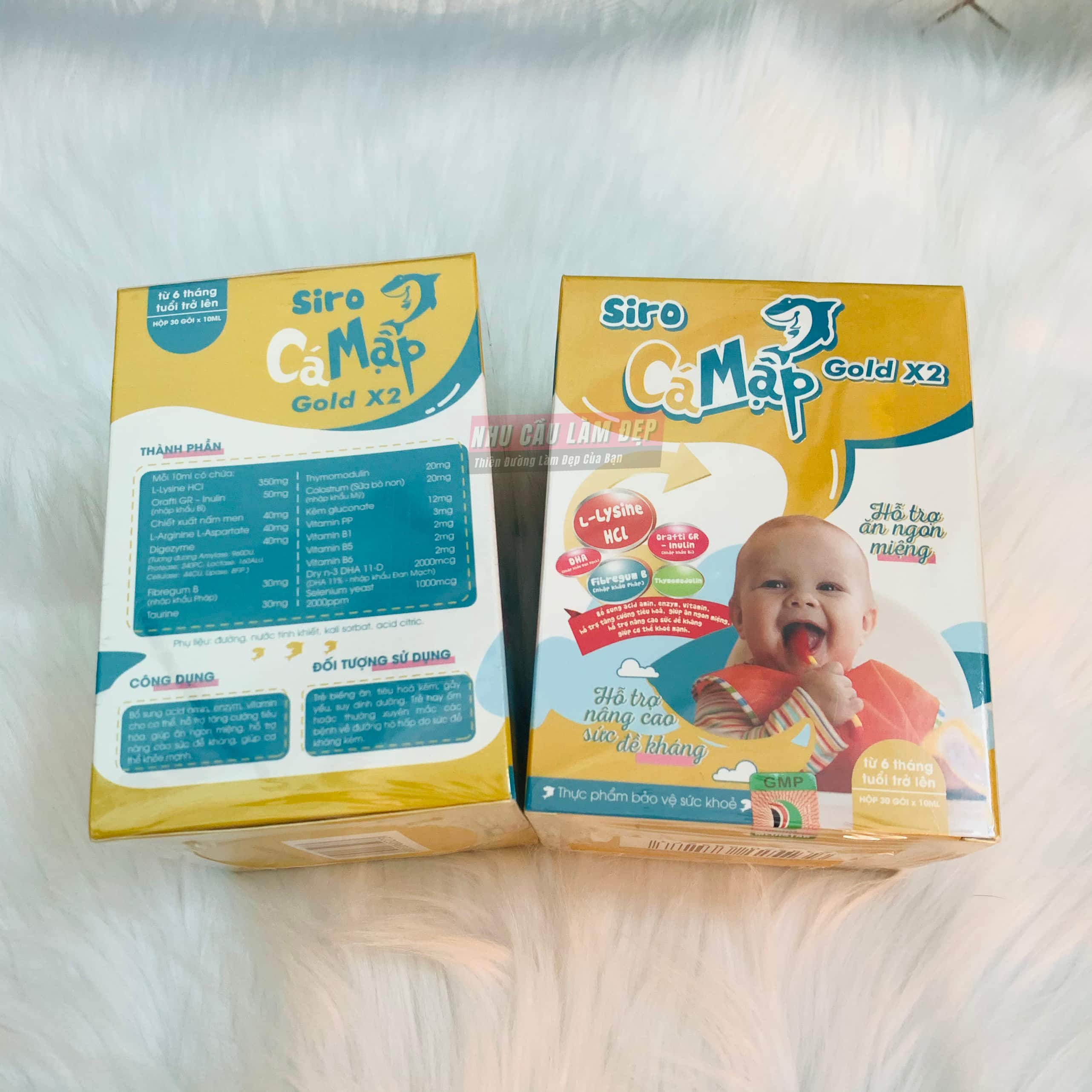 [HCM]5 Hộp SIRO BABY SHARK Cá Mập Gold X2 (Sản phẩm mẫu mới)