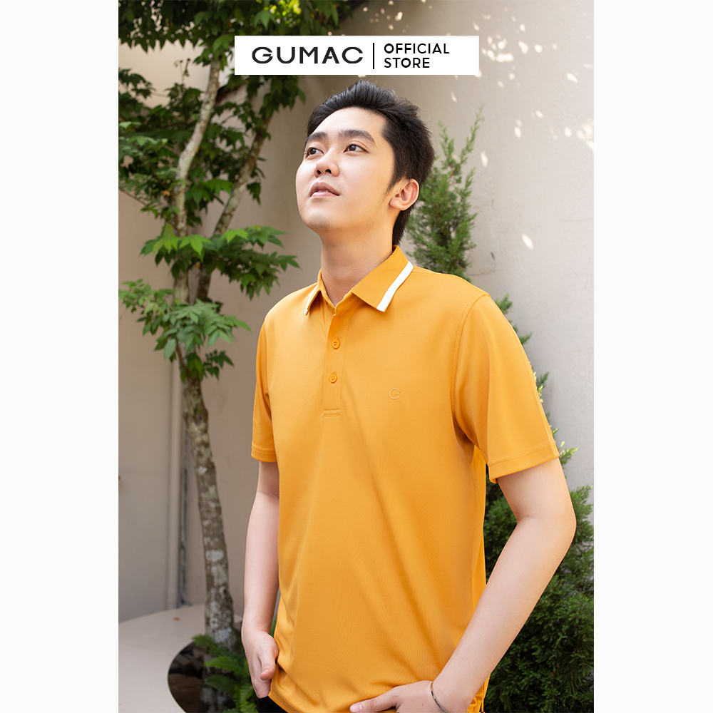 [15 - 17.5 | TẶNG QUÀ đơn từ 499K] Áo polo nam GUMAC ATNC01005 phối cổ
