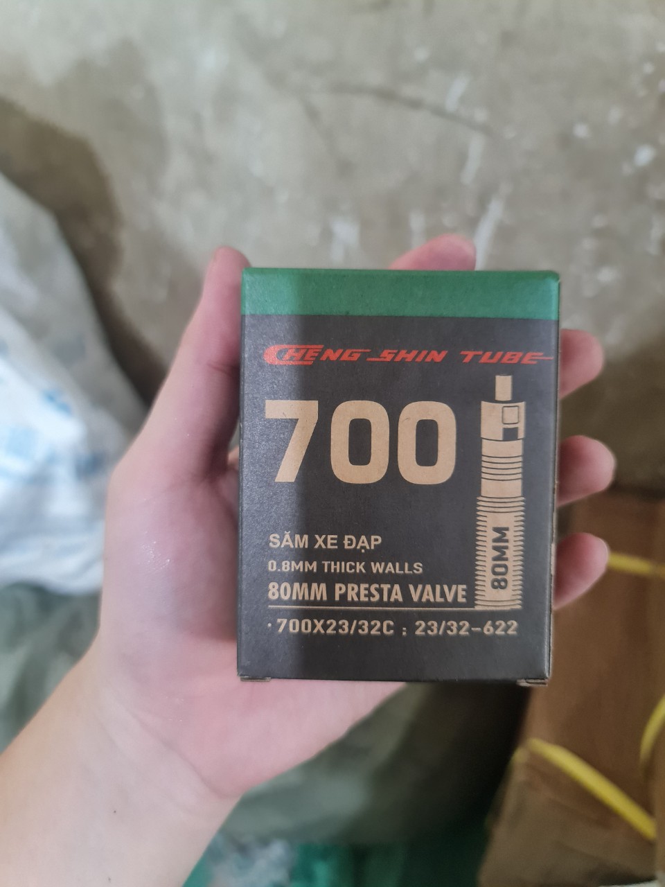Ruột Săm xe đạp Cheng Shin 700x23/32c van 60/80