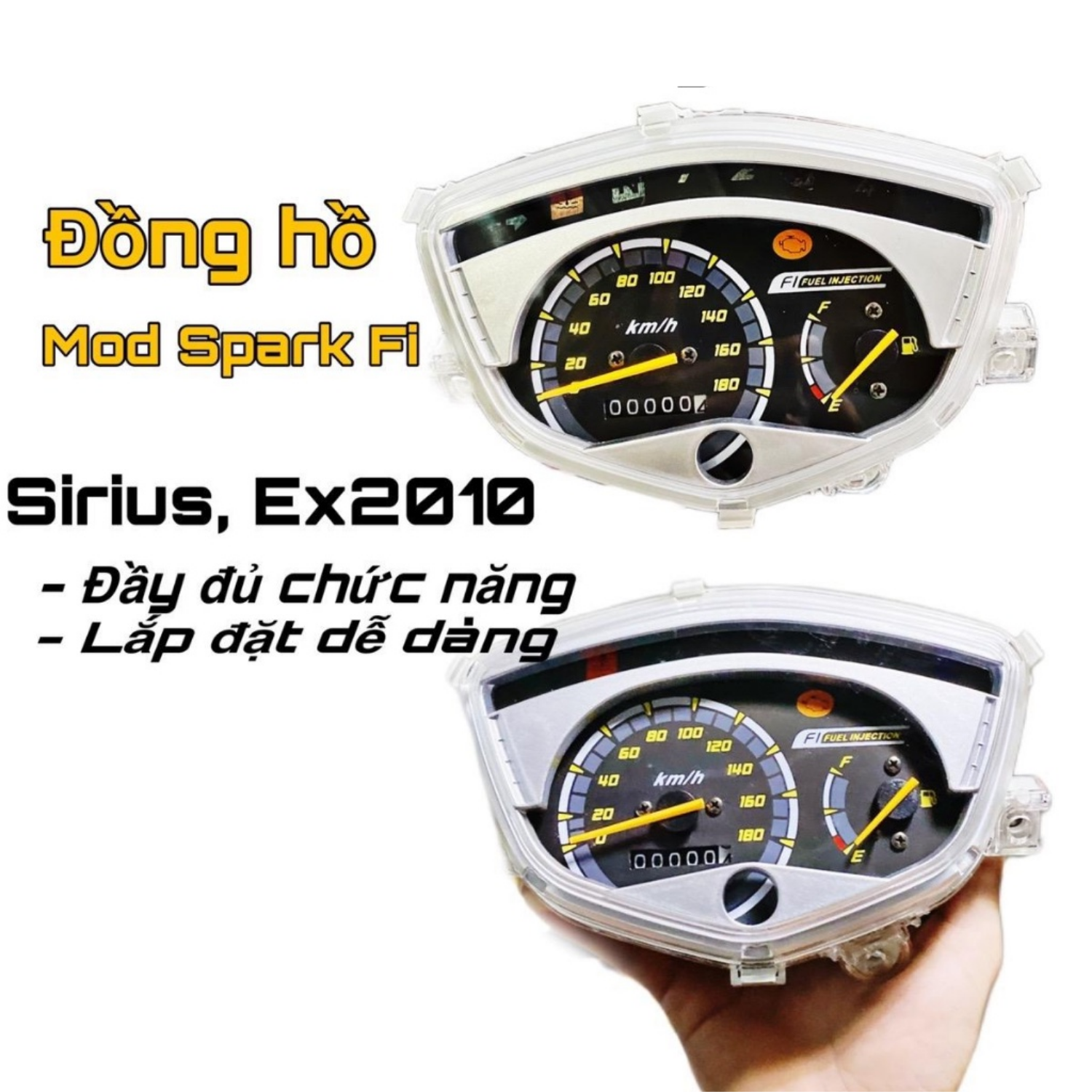 Đồng Hồ Spark Cho Sirius và Exciter 2006-2010