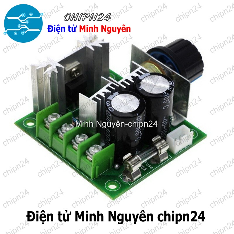 [1 cái] (Q100) Dimmer DC 10A 12V 24V 30V 36V - HH001625