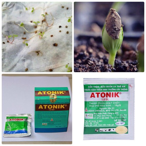 1 hộp ( 10 Gói )Phân bón kích thích sinh trưởng Antonik